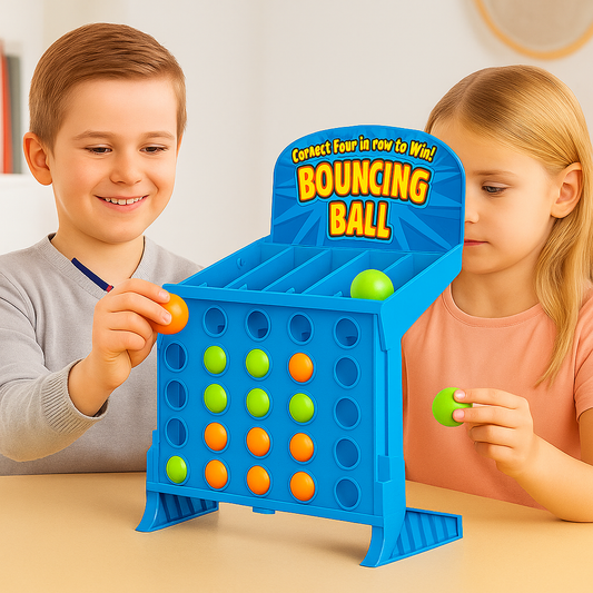 Four-in-a-Row Target Shooting Game