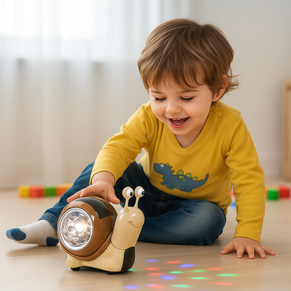 GlowSnail Musical Crawl-Along Toy