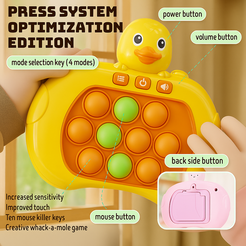 Electronic Quick Push Bubble Game