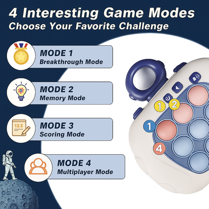 Electronic Quick Push Bubble Game