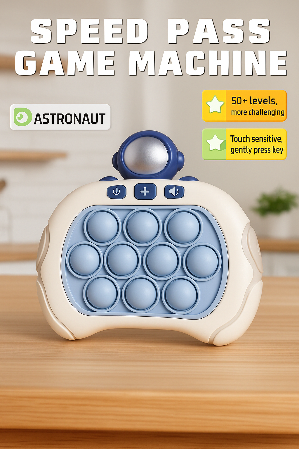 Electronic Quick Push Bubble Game