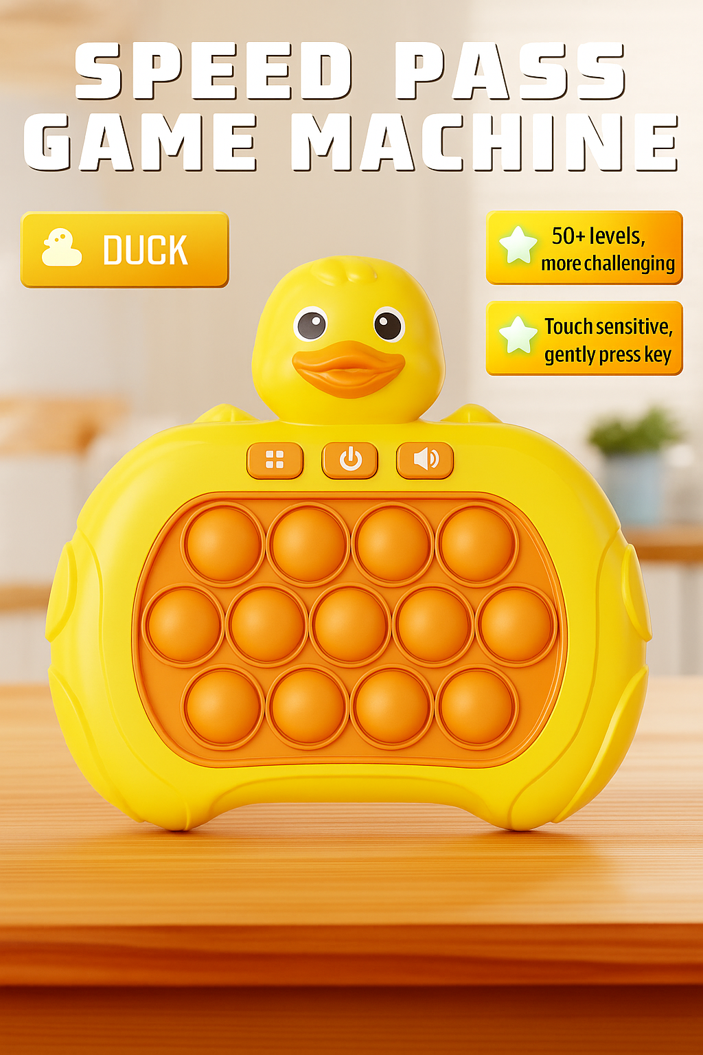 Electronic Quick Push Bubble Game