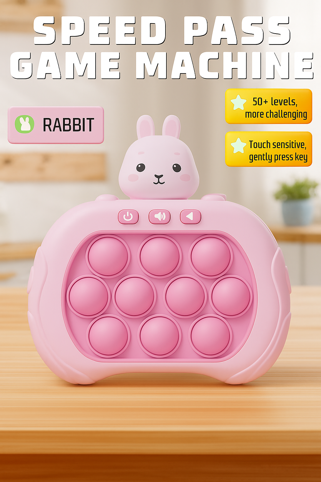 Electronic Quick Push Bubble Game