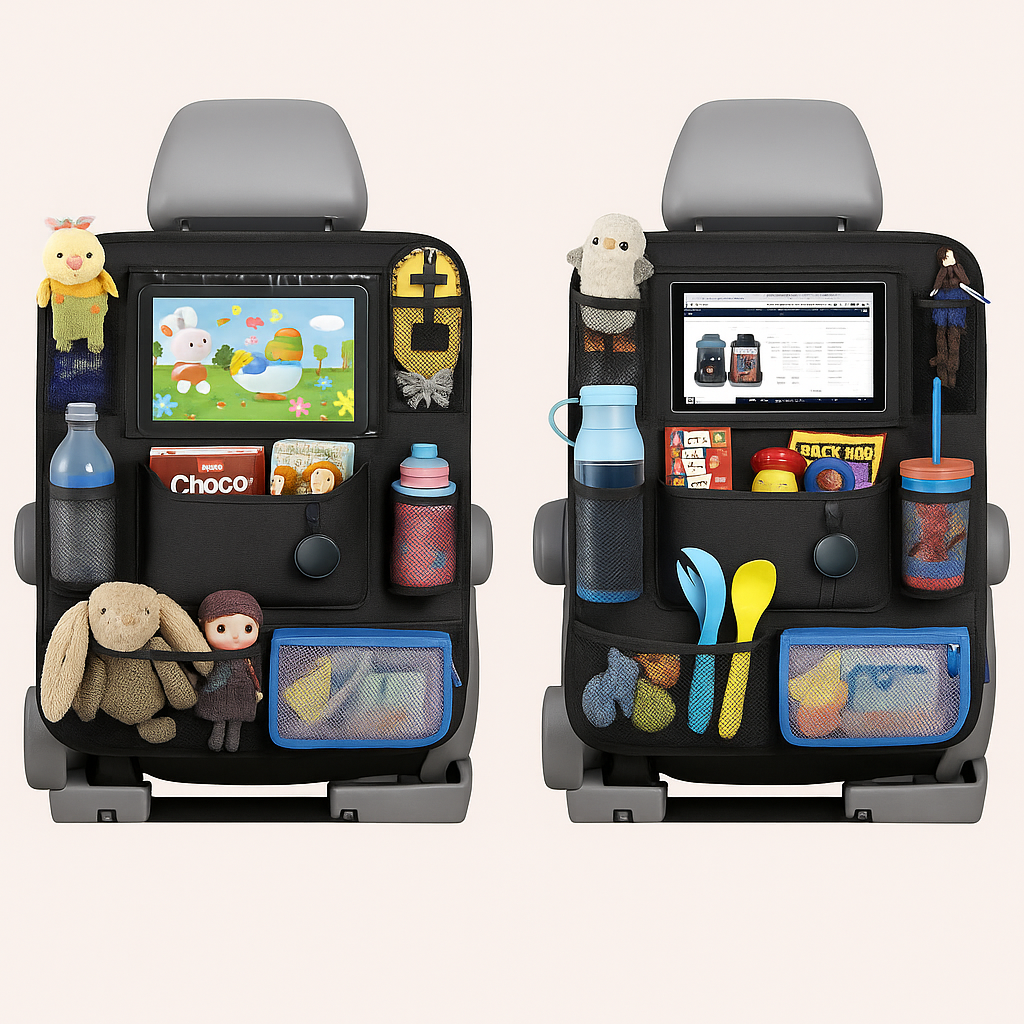 SafeRide Car Seat Protector & Organizer