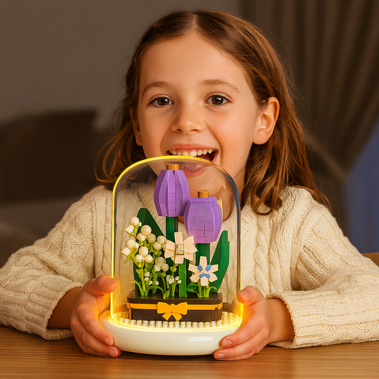 BloomBlock Glass Bouquet