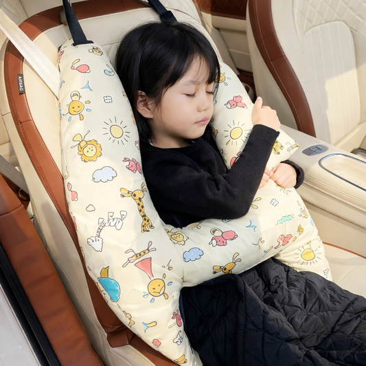 CosyRide Side-Support Travel Car Pillow for Children