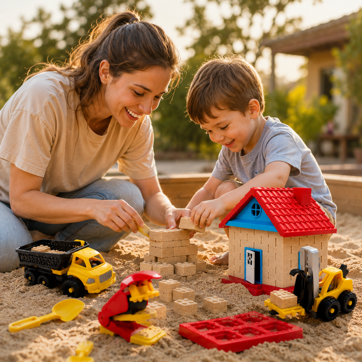 KineticSand Builder House Set