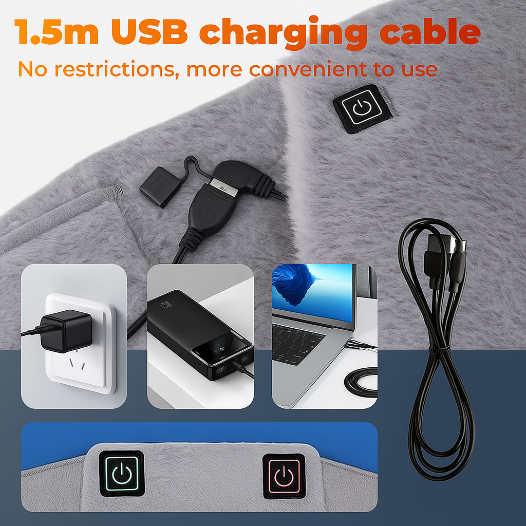 CosyHeat™ Plush USB Warming Belt