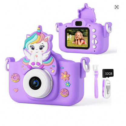 Kids Digital Camera with 2-Inch IPS Screen