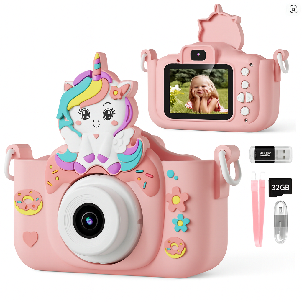 Kids Digital Camera with 2-Inch IPS Screen