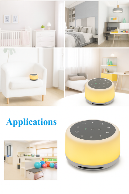 White Noise Sound Machine with Mood Light