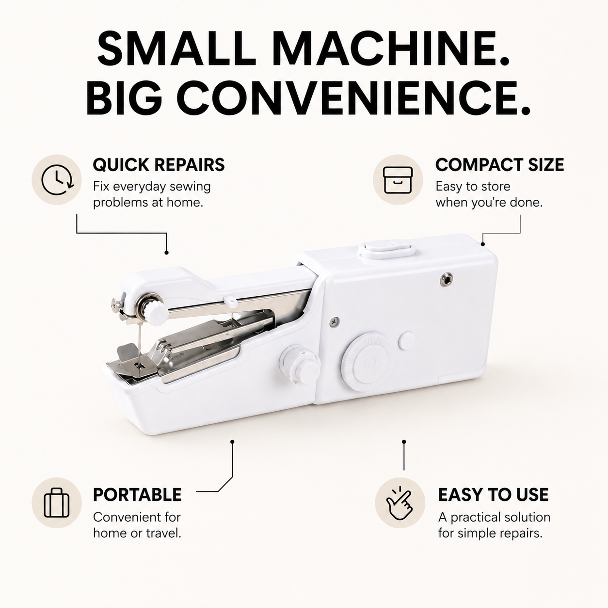 Portable Handheld Sewing Machine
