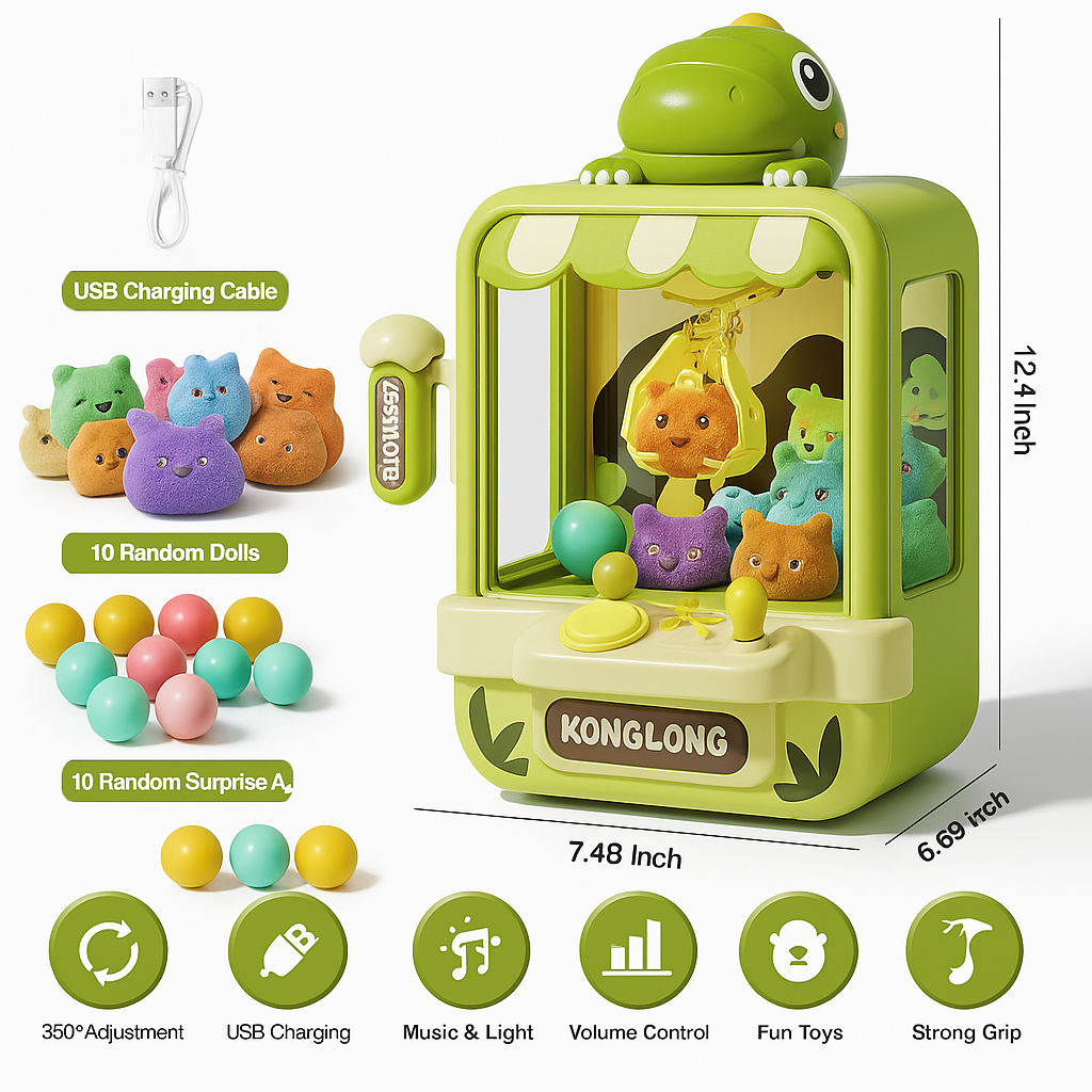 Dinosaur Claw Machine Toy