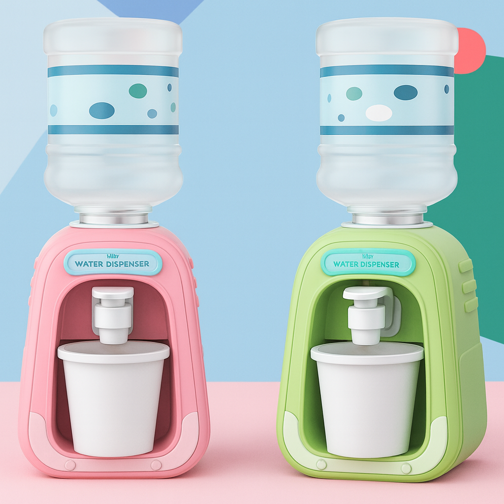 Mini Cartoon Water Dispenser Toy