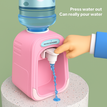 Mini Cartoon Water Dispenser Toy
