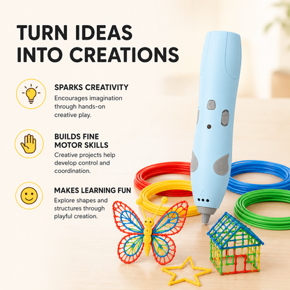 Kids 3D Drawing Pen Set