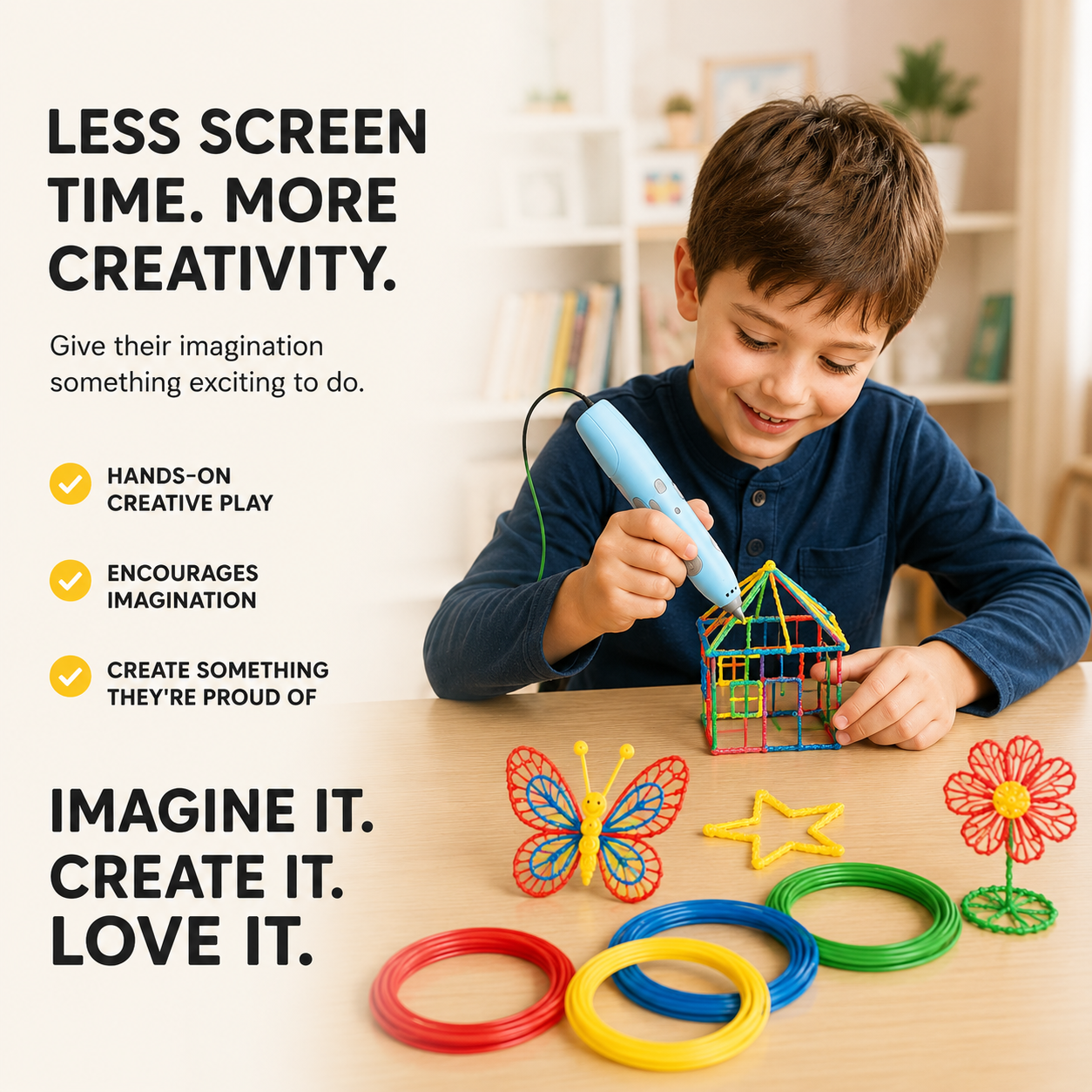 Kids 3D Drawing Pen Set