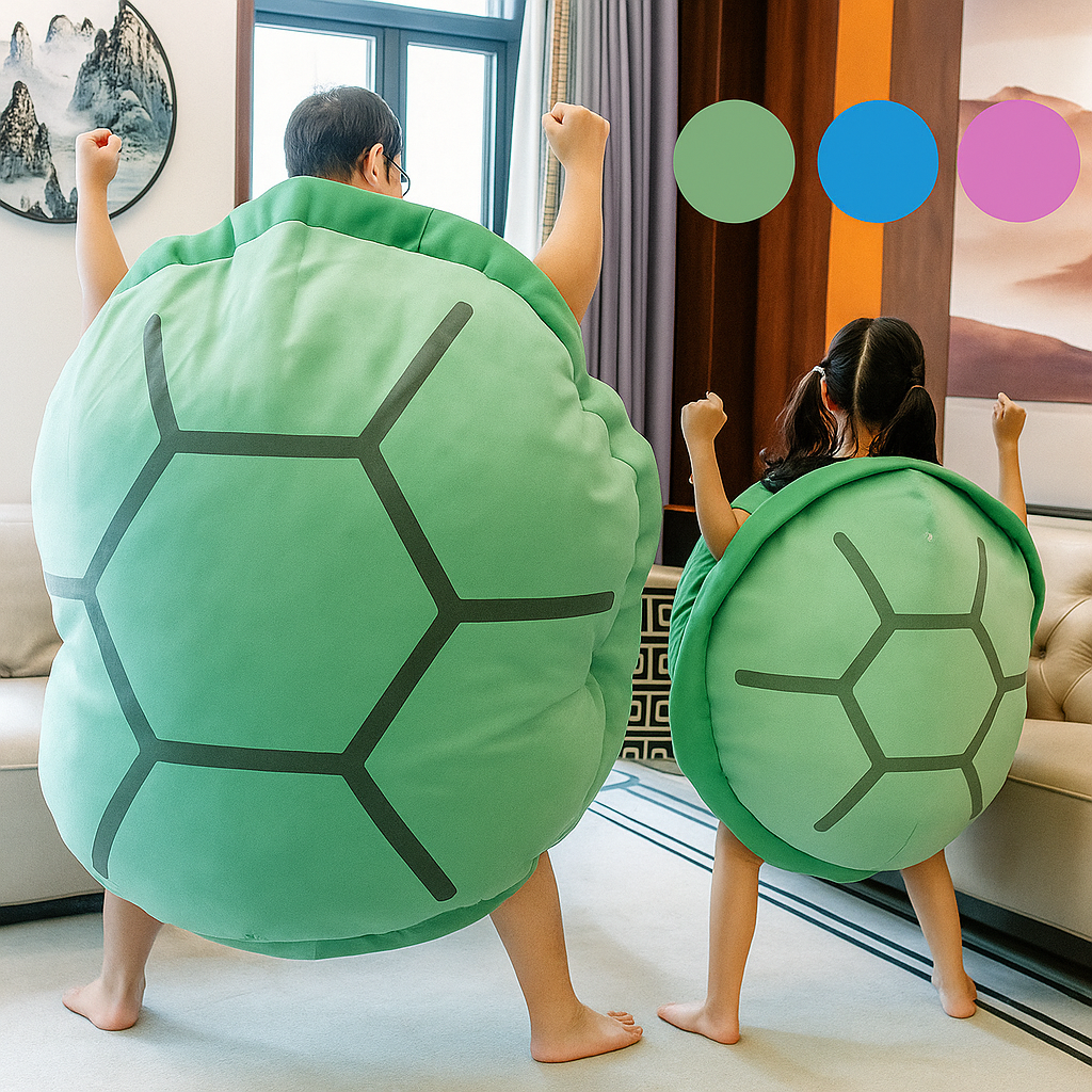 Turtle Shell Plush Sleeping Bag