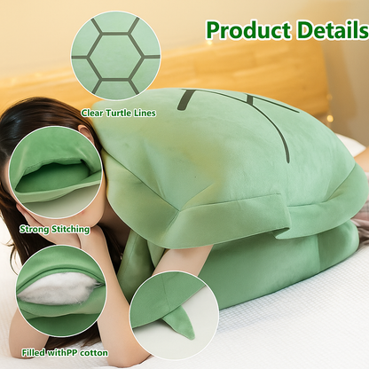 Turtle Shell Plush Sleeping Bag