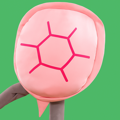 Turtle Shell Plush Sleeping Bag