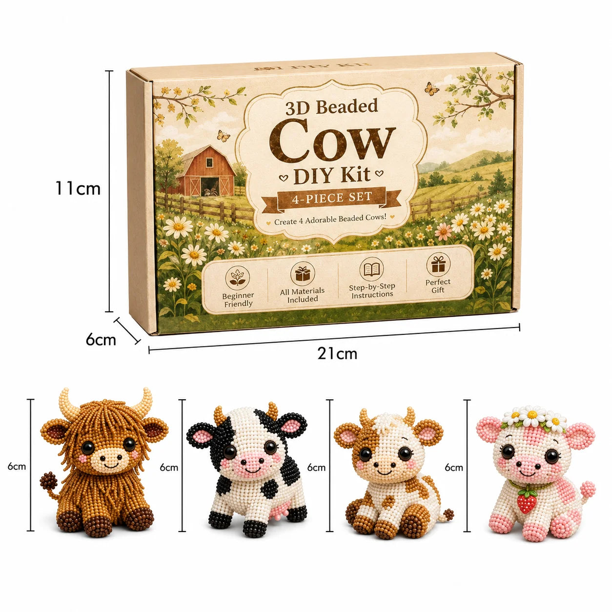 3D Bead Animal Craft Kit