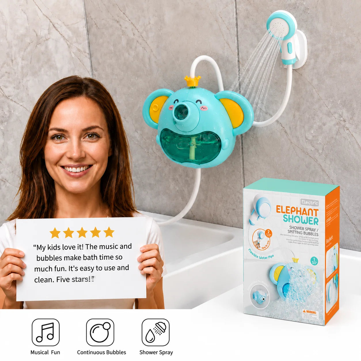 Bubble Bath Elephant