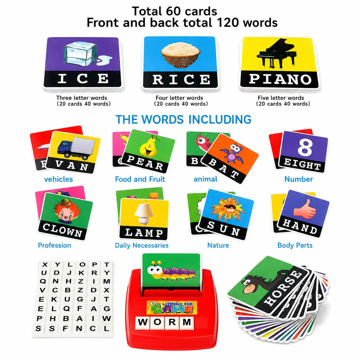 Picture Word Spelling Game