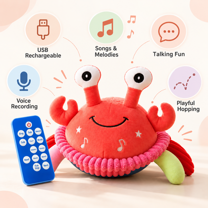 Interactive Dancing Crab Toy