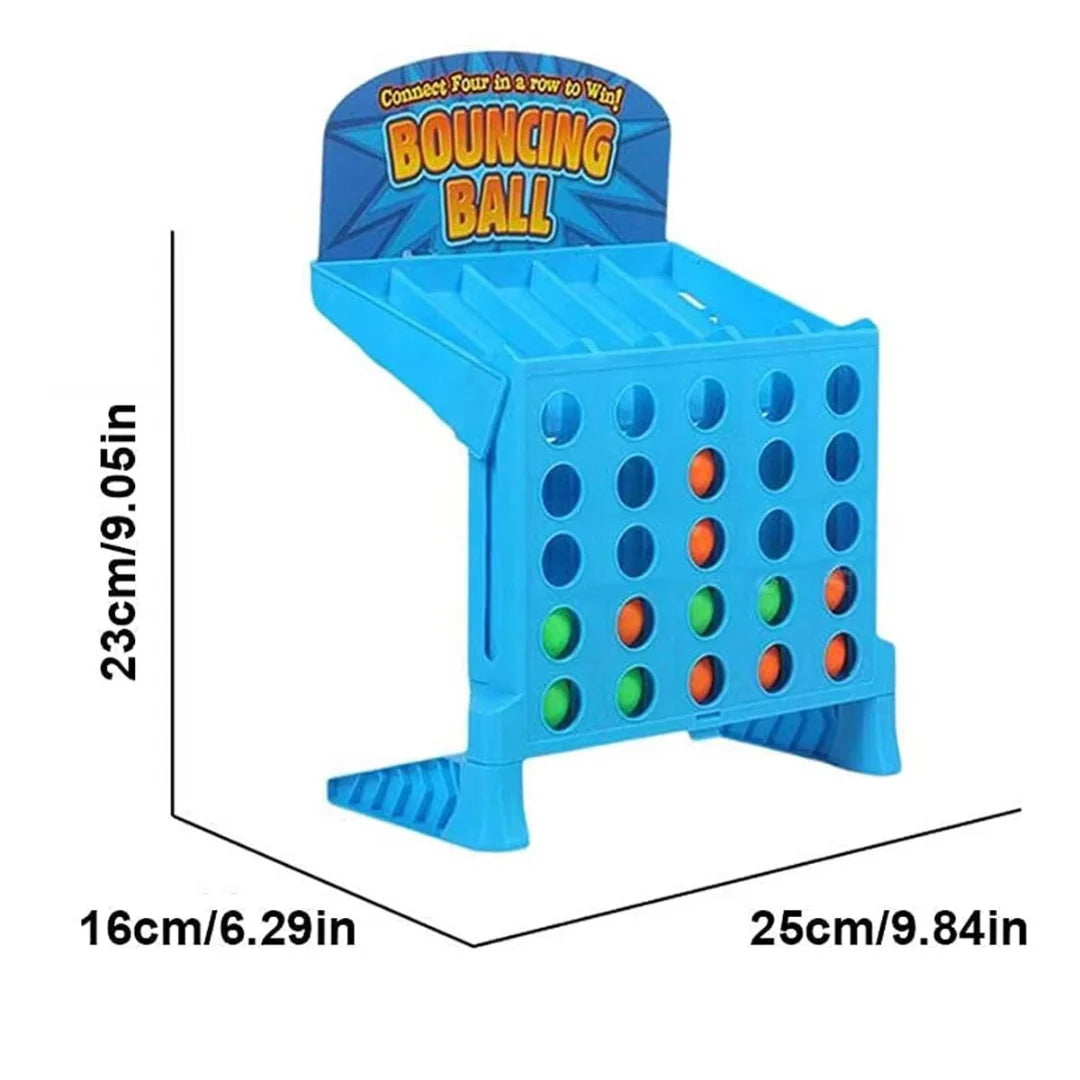 Four-in-a-Row Target Shooting Game