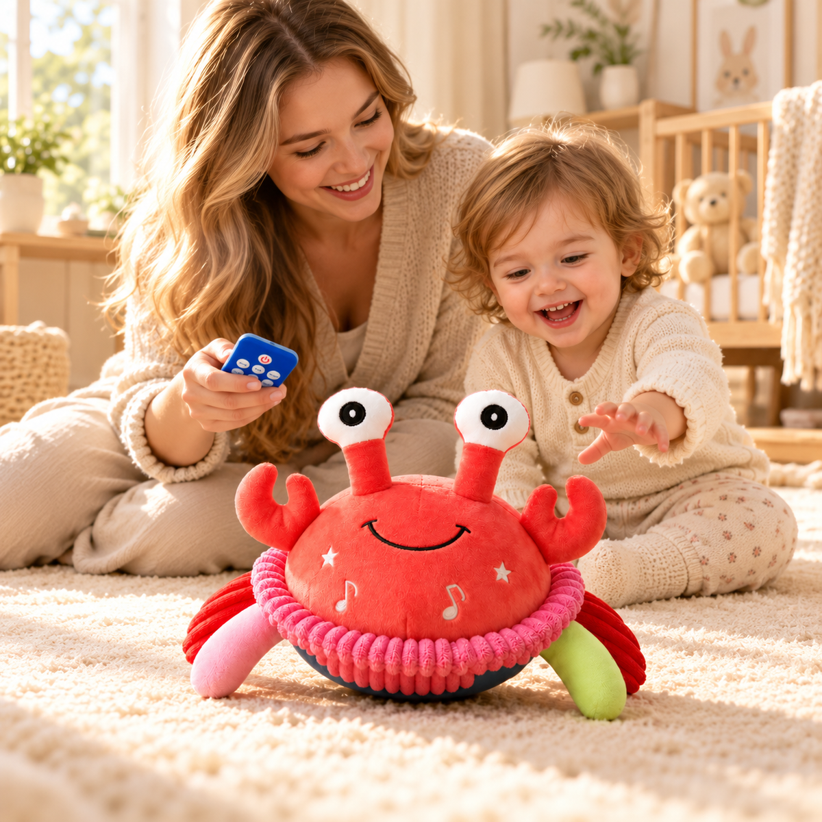 Interactive Dancing Crab Toy