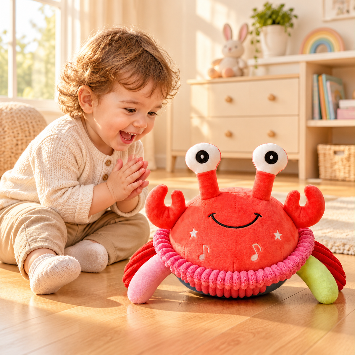 Interactive Dancing Crab Toy