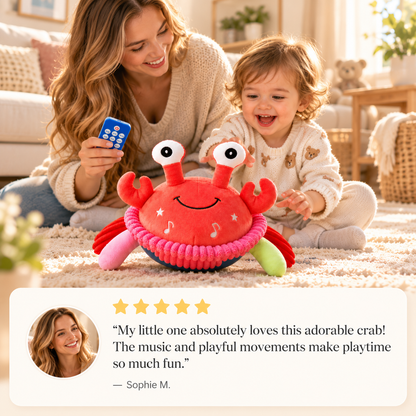 Interactive Dancing Crab Toy