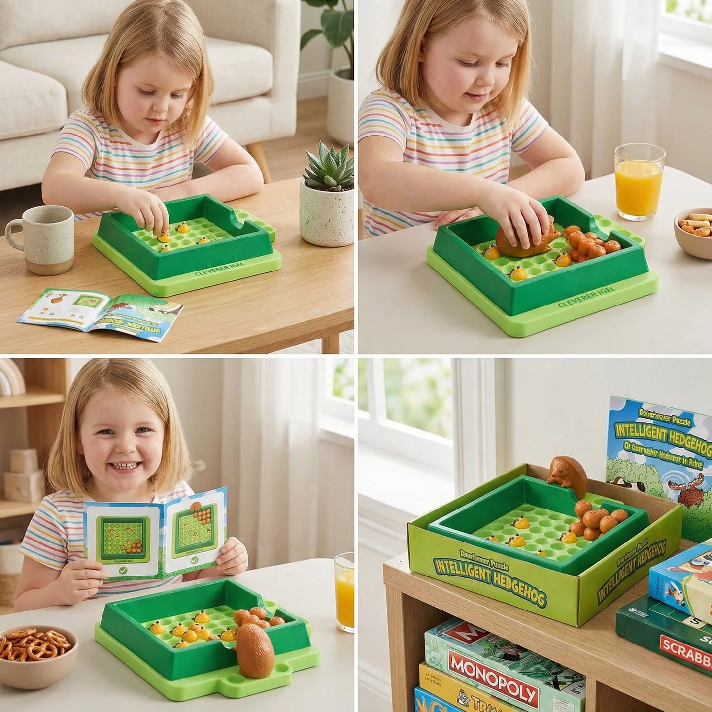 Hedgehog Rolling-Puzzle
