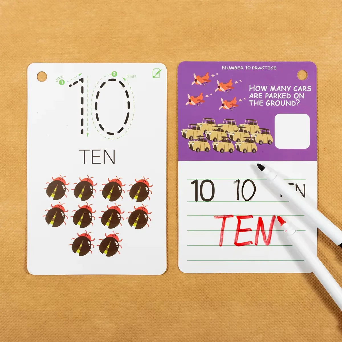 Trace & Learn Reusable Number and Letter Tracing Book