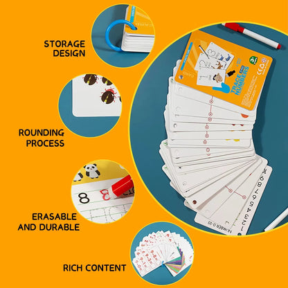 Trace & Learn Reusable Number and Letter Tracing Book
