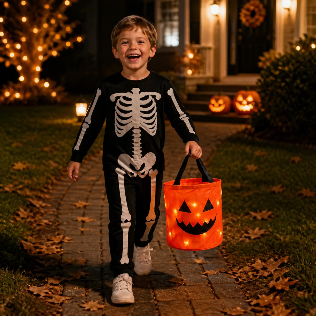 Light-Up Halloween Treat Bag