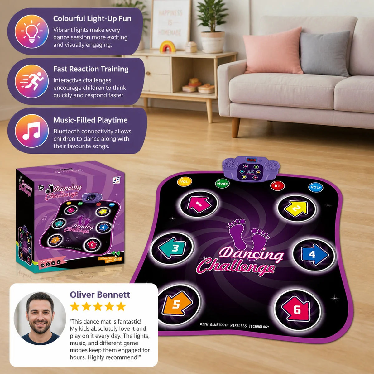 Light-Up Dance Mat