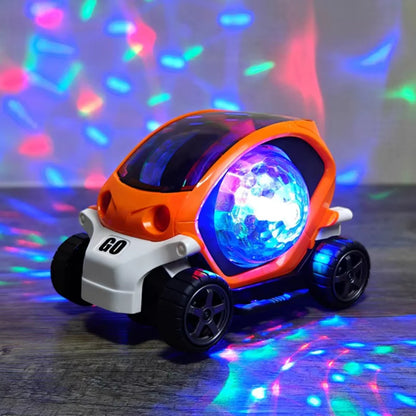 Light-Up 360° Music Stunt Car