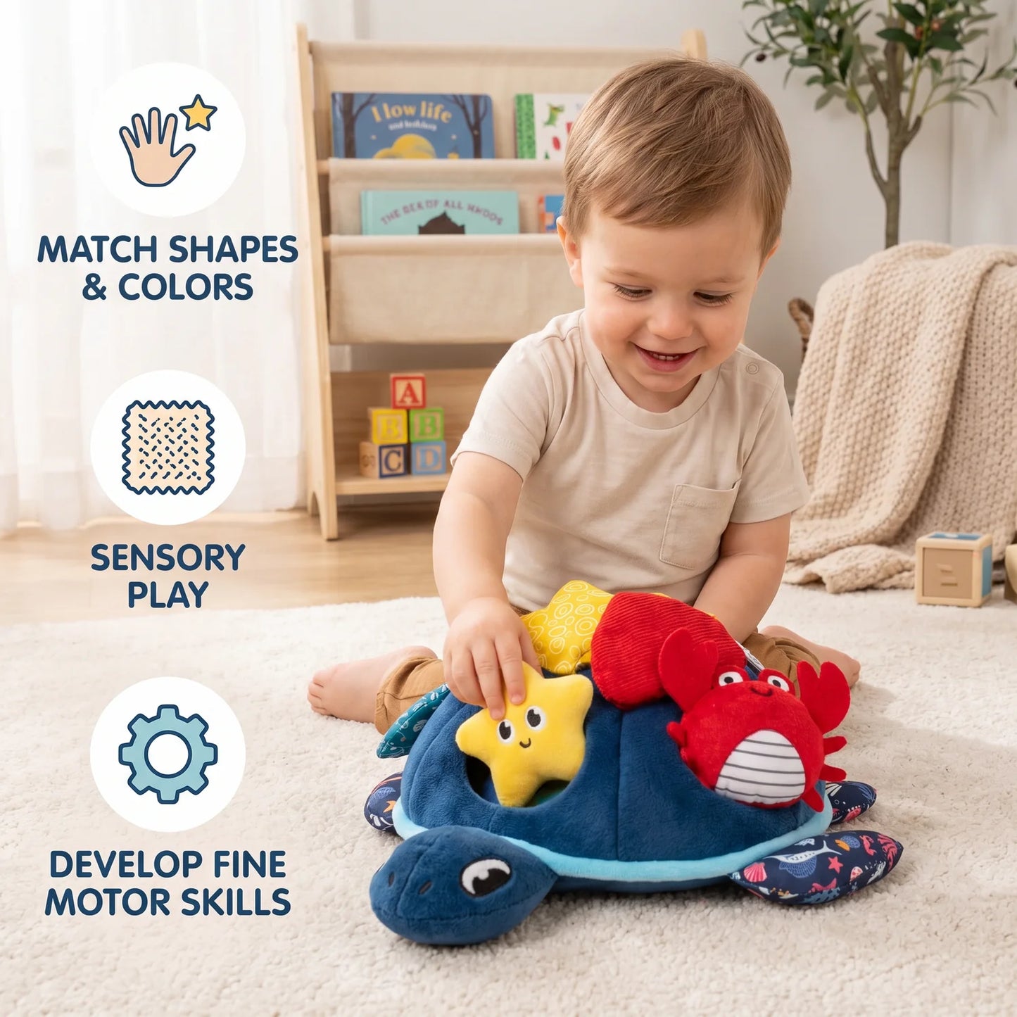 Montessori Turtle Activity Toy