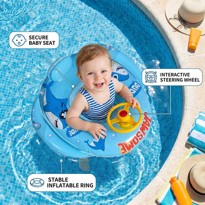 SharkSplash Baby Swim Ring