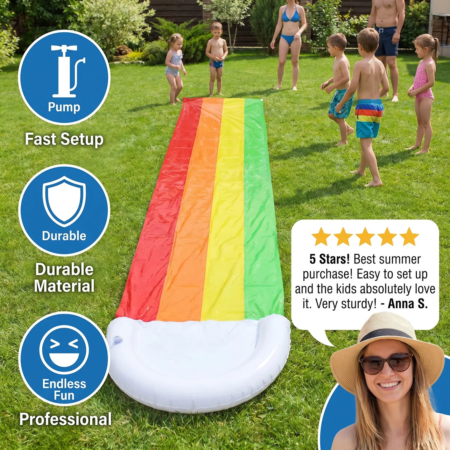 RainbowSplash Water Slide