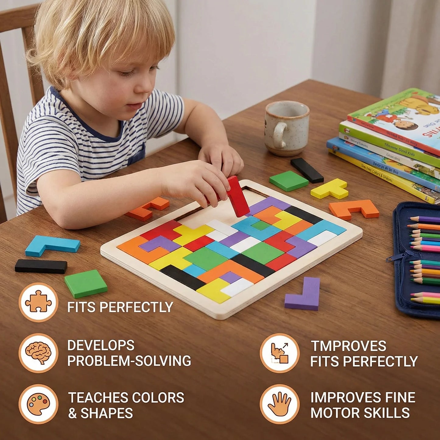 Logic-Shape Tangram-Set