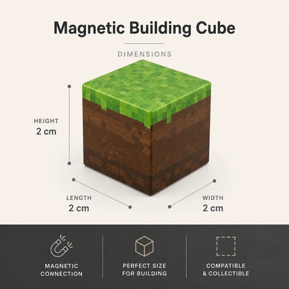 100-Piece Magnetic Building Cube Set