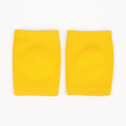 Two yellow rectangular objects on a white background