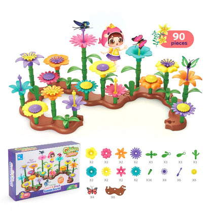 BloomCraft Flower Building Blocks Set