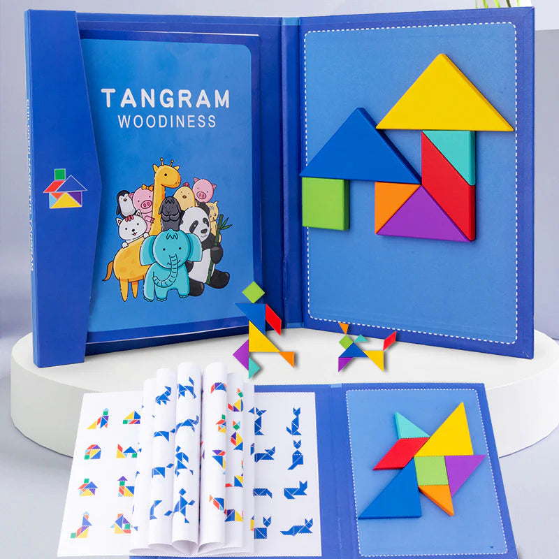 GeoMag Magnetic Tangram Book