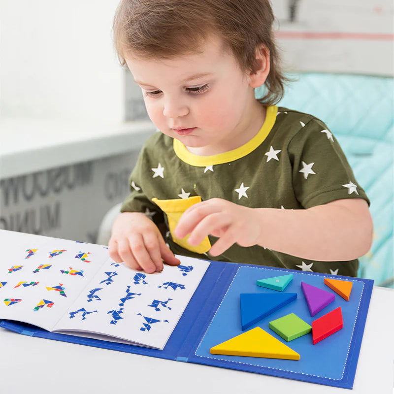 GeoMag Magnetic Tangram Book
