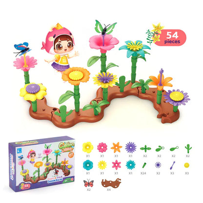 BloomCraft Flower Building Blocks Set