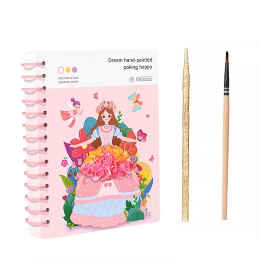 GlamourSketch Princess Fashion Drawing Book