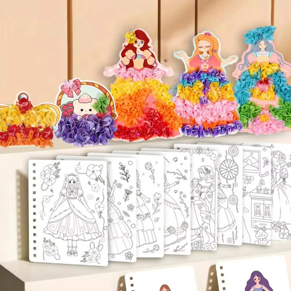 GlamourSketch Princess Fashion Drawing Book